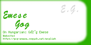 emese gog business card